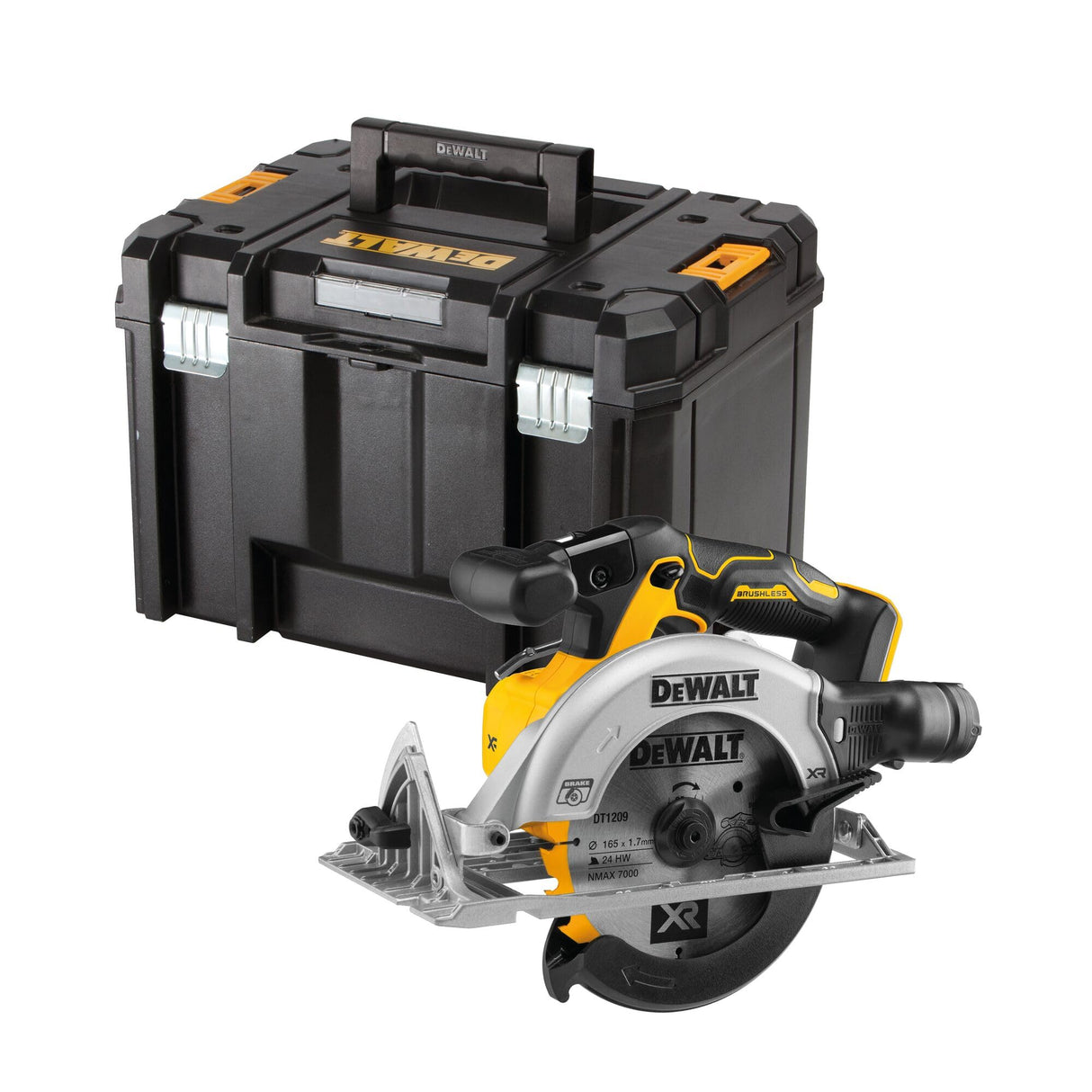 DeWalt DCS565NT 18v Brushless Circular Saw 165mm Body Only in T-STAK