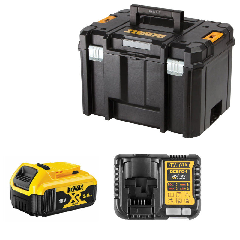 Dewalt DCB1104P1T 18v Energy Kit Set TSTAK Case + DCB184 Battery + DCB1104 Charger